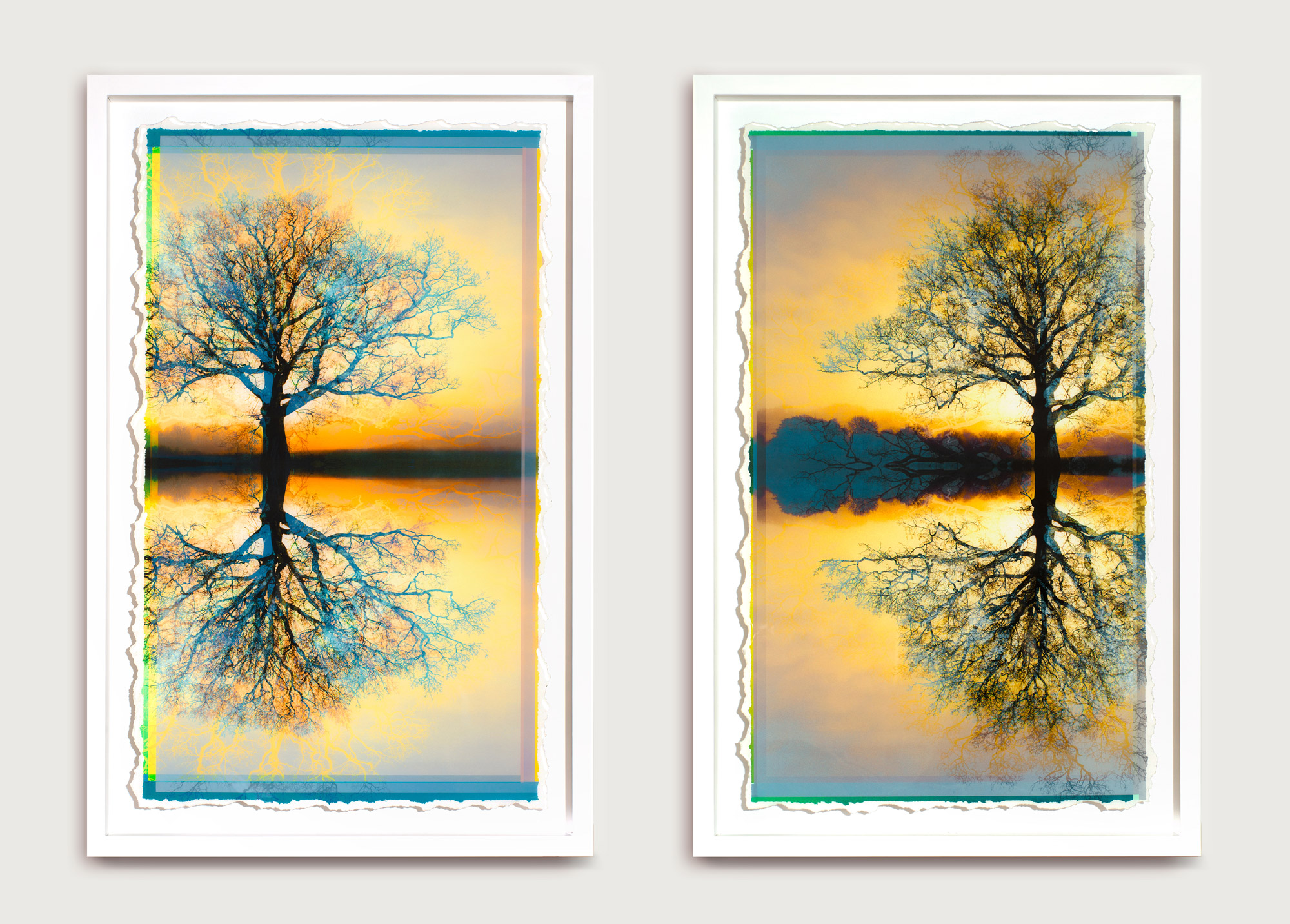 Split Horizon Diptych – Sold